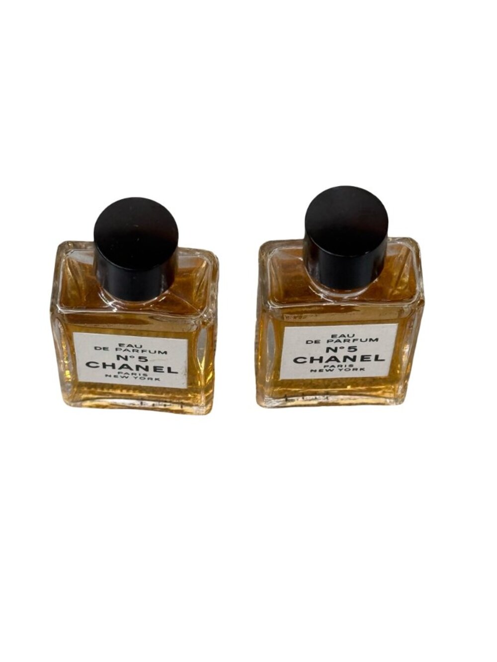 Set 2 Chanel No. 5 Eau De Parfum Mini Bottles 1/8 Oz 4mL Vintage Travel Official - Picture 3 of 10